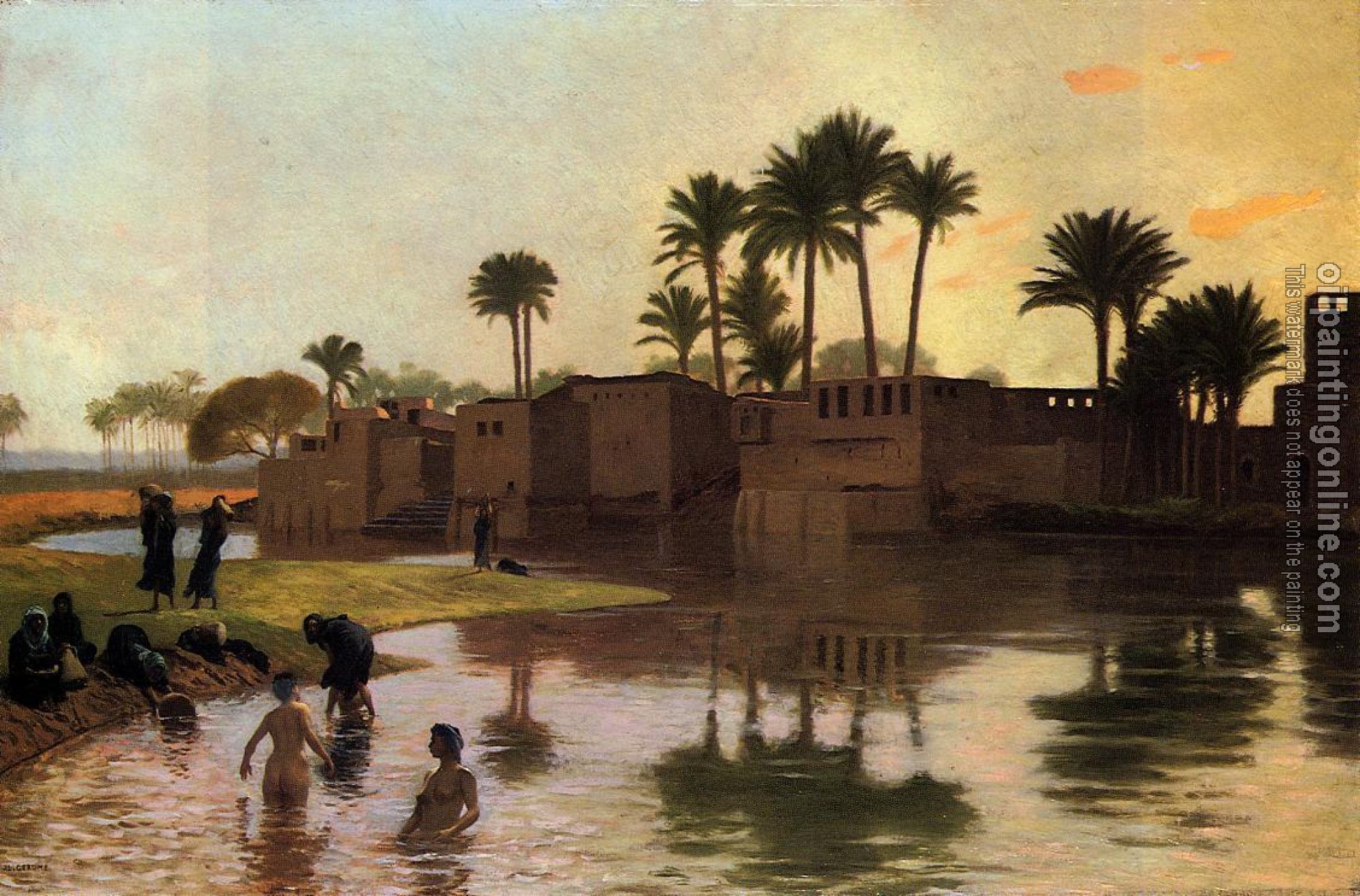 Gerome, Jean-Leon - arab oil painting